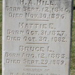 Henry Abraham Hill Tombstone