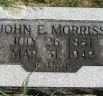 John E. Morriss Tombstone