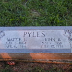 Martha Lee (LaMaster) Hill Pyles and her second husband, John Breckenridge Pyles