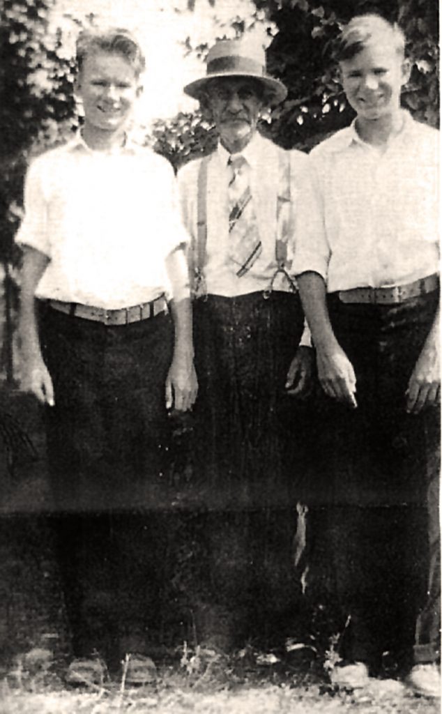 George Elizy Hill and Grandsons, Raymond Julius Hill, Jr. and Roland George Hill
